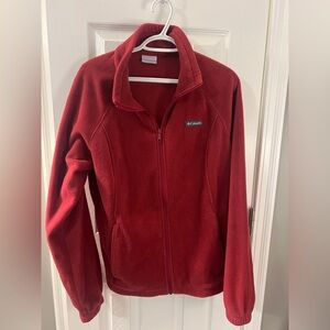 Columbia Women’s Vibrant Red Fleece Jacket